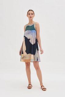 OSN Analogue Linen Shift Dress