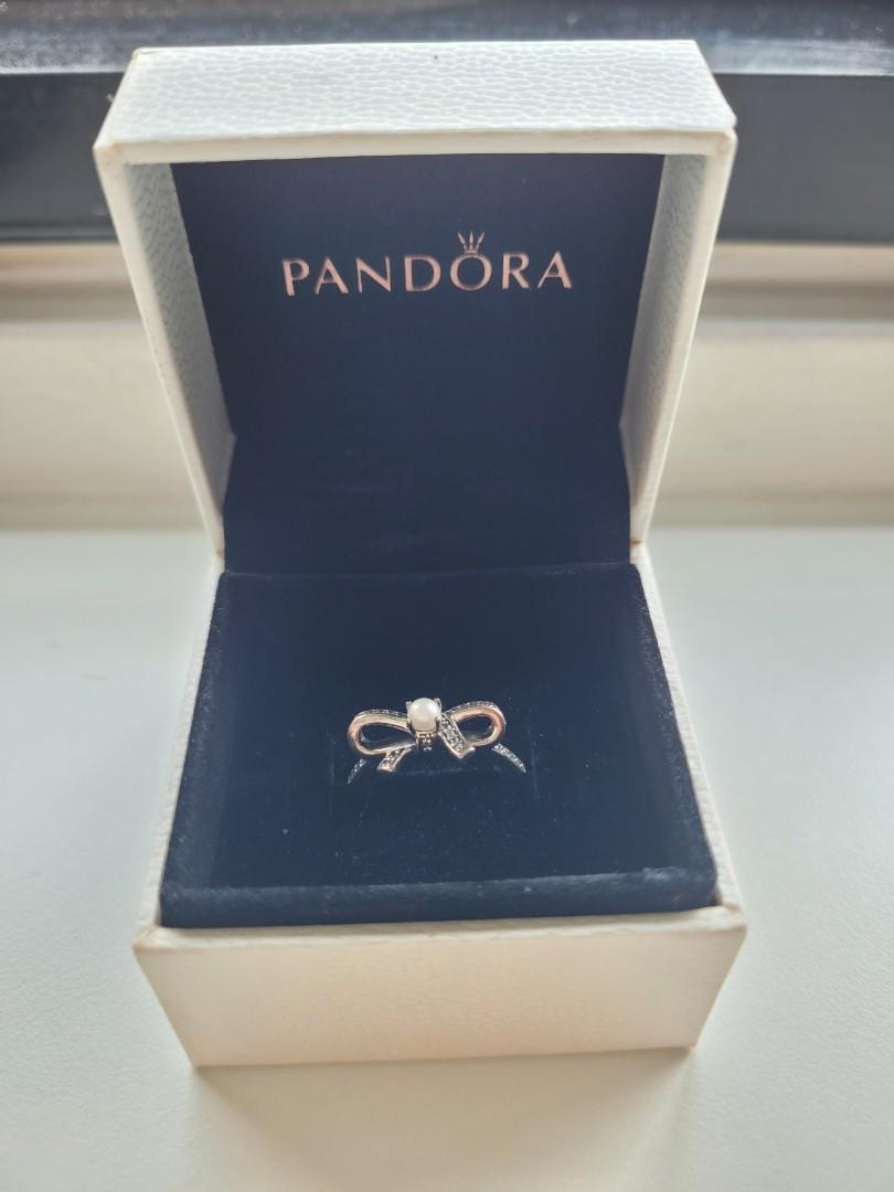 Pandora Ribbon with Bead Ring