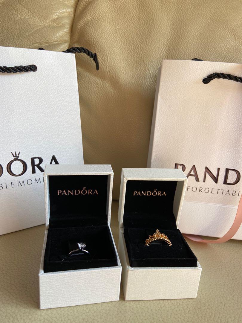 Pandora Promise Ring Collection Complete Inclusions!, Women's Fashion,  Watches & Accessories, Other Accessories On Carousell