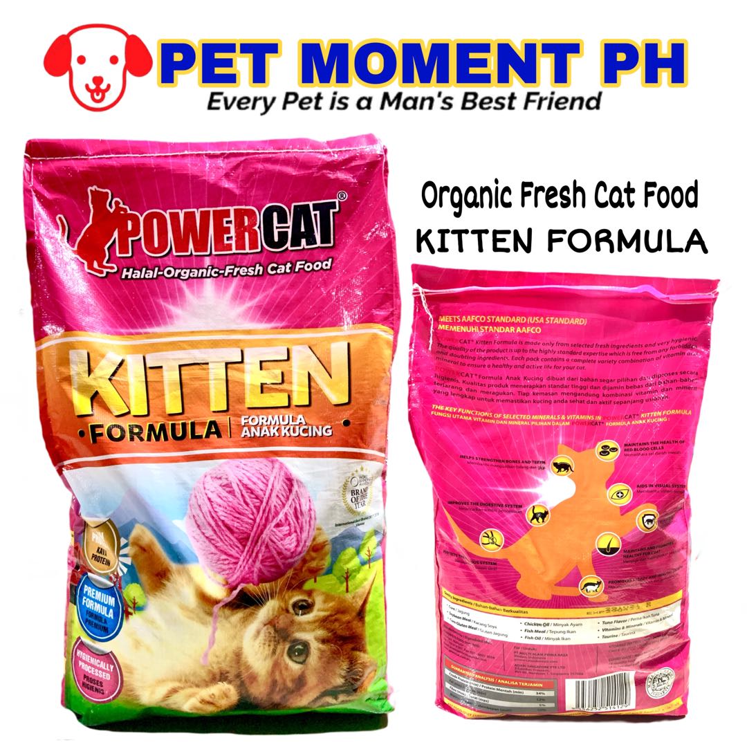 POWER CAT KITTEN FORMULA 7KG ORGANIC & HALAL CERTIFIED, Pet Supplies