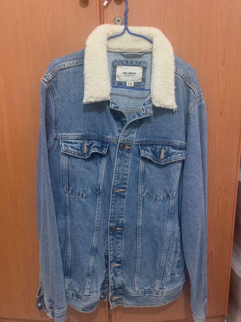 Pull and 2024 bear sherpa jacket