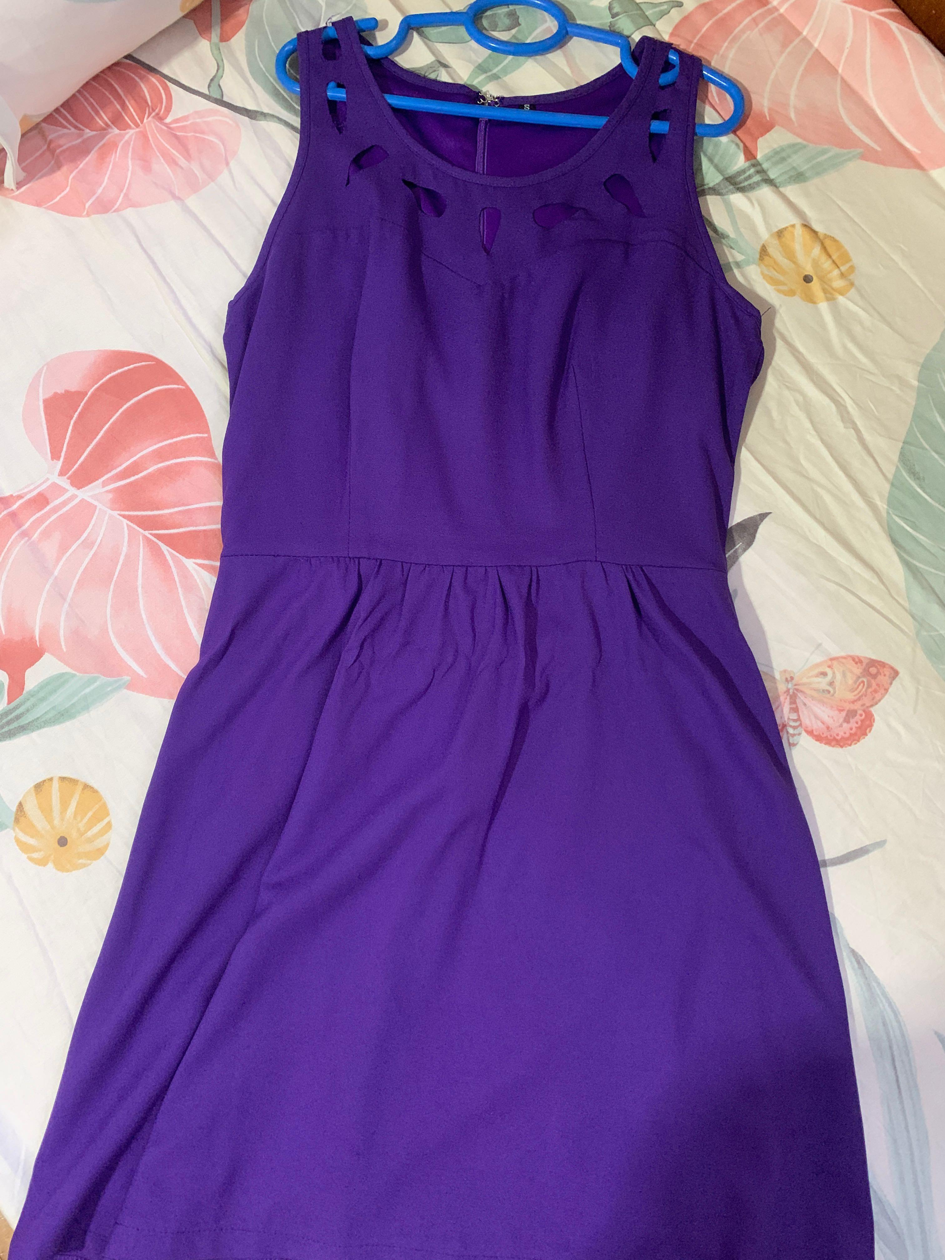 Purple Dress, Women's Fashion, Dresses & Sets, Dresses on Carousell