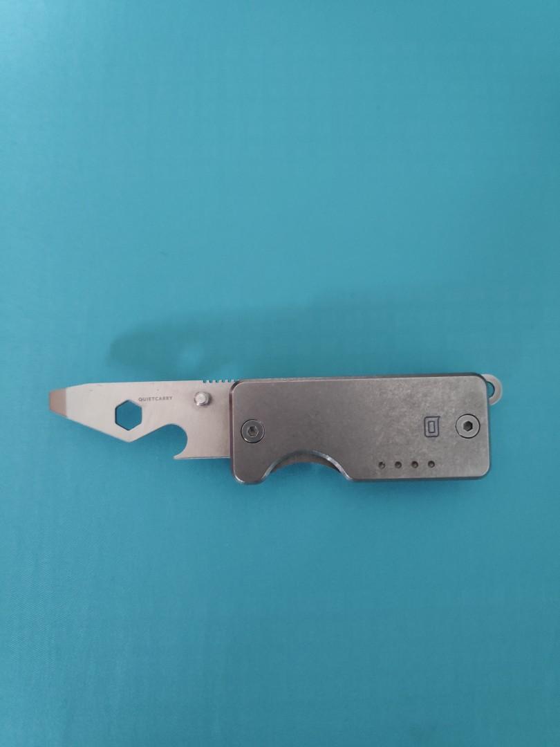 Quietcarry The Shorty G2 Key Organizer (SW) Titanium, Men's Fashion