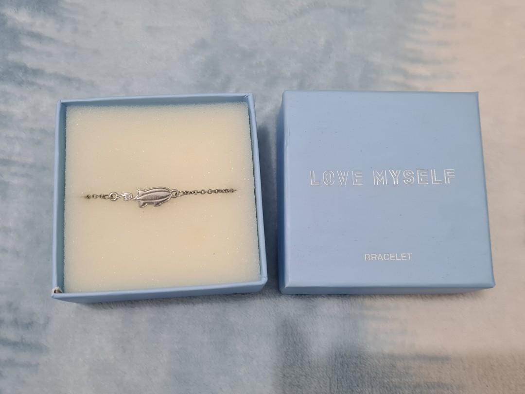 In stock BTS Love Myself unicef bracelet and necklace official (LM) ,  Hobbies & Toys, Memorabilia & Collectibles, K-Wave on Carousell