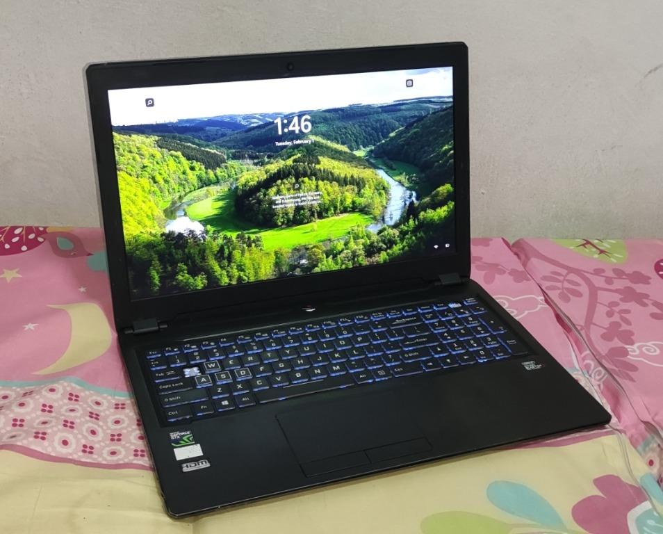 Read Description Aftershock Prime 15 i7 7th gen Gtx1060 Budget gaming laptop