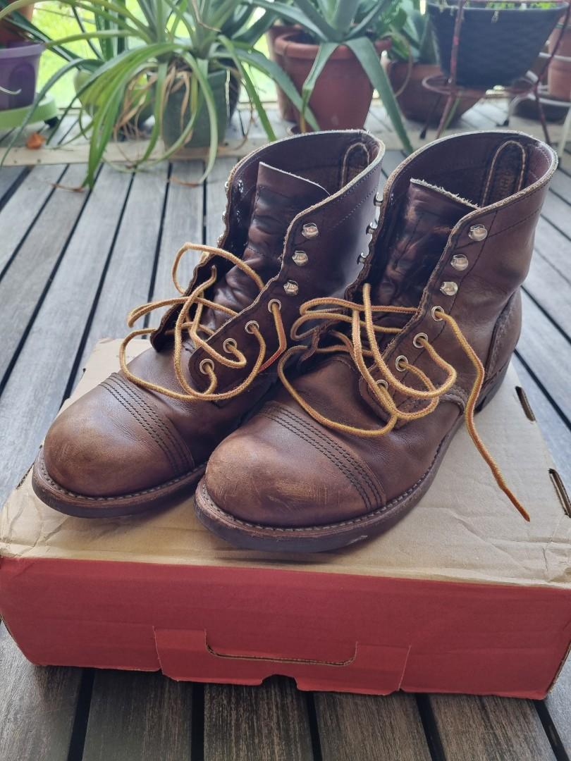 Red Wing Iron Ranger 8111 Amber Harness Men s Fashion Footwear