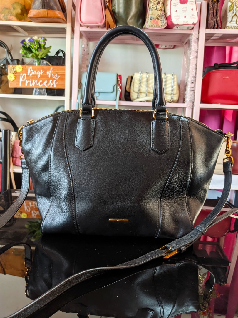 Rhiz liza 2 way hand bag with sling, Luxury, Bags & Wallets on Carousell