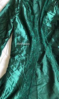 SHEIN green sleep and loungewear silk