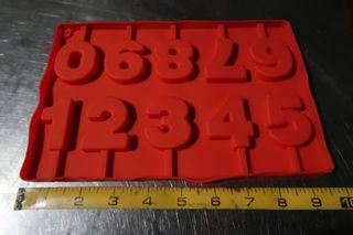 Silicone Number Mold