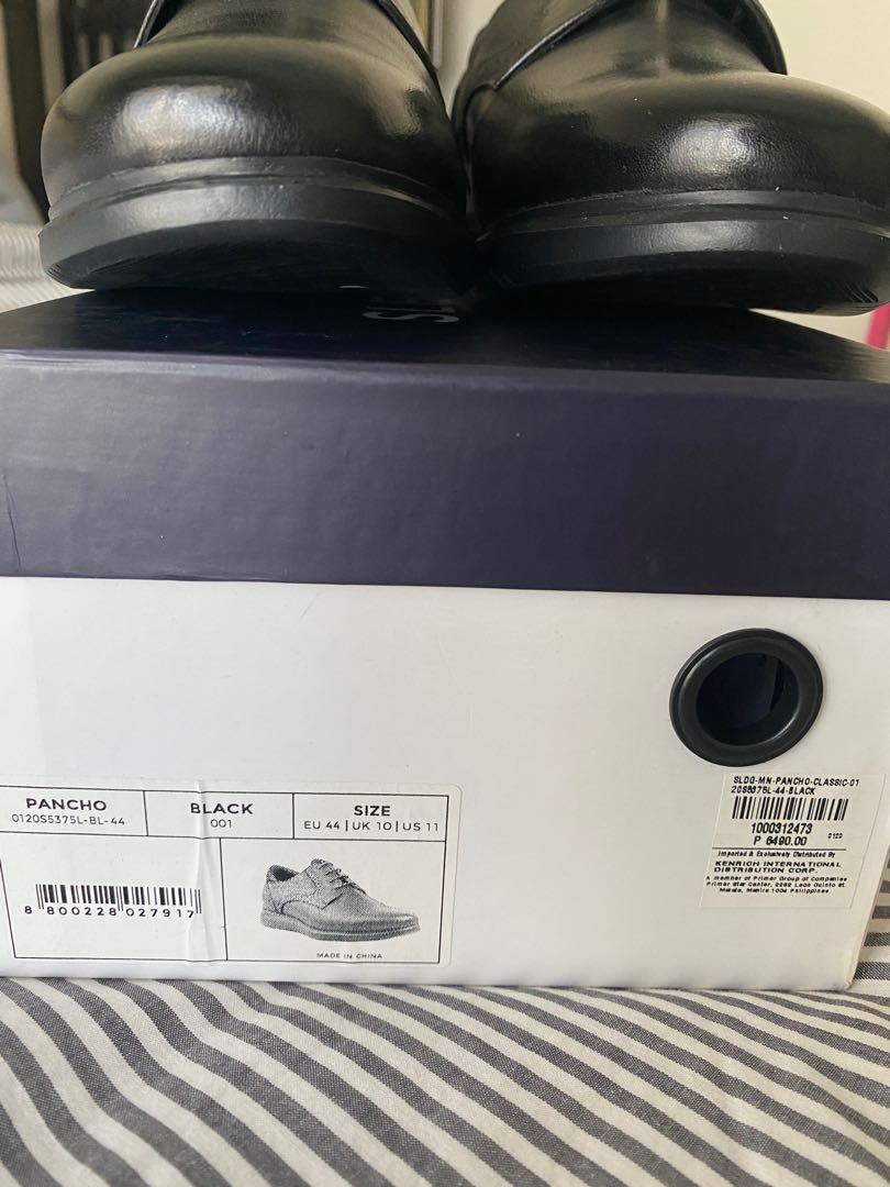 Sledgers Black Leather Shoes (Category: Dress Shoes) located in Mandaluyong City. Submitted by _luxe4less (Listing ID 1140861786, Image 3). Description: Very good condition Never used Comes with box Original price 6,490.