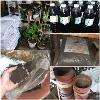 Soil, cocopoles,claypot ,Fertilizer & garden stones