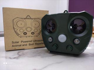 Solar Power Ultrasound Animal and Bird Repellent