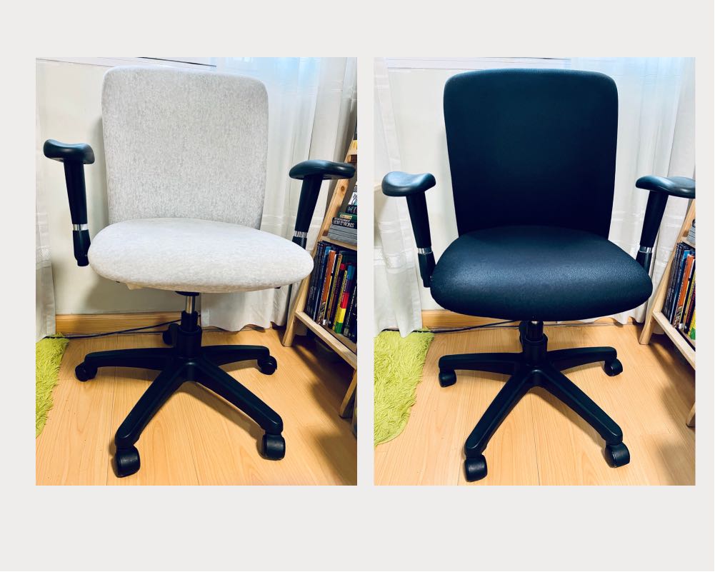 Sturdy Office Chair Reclining Back Adjustable Height and Arm Rests