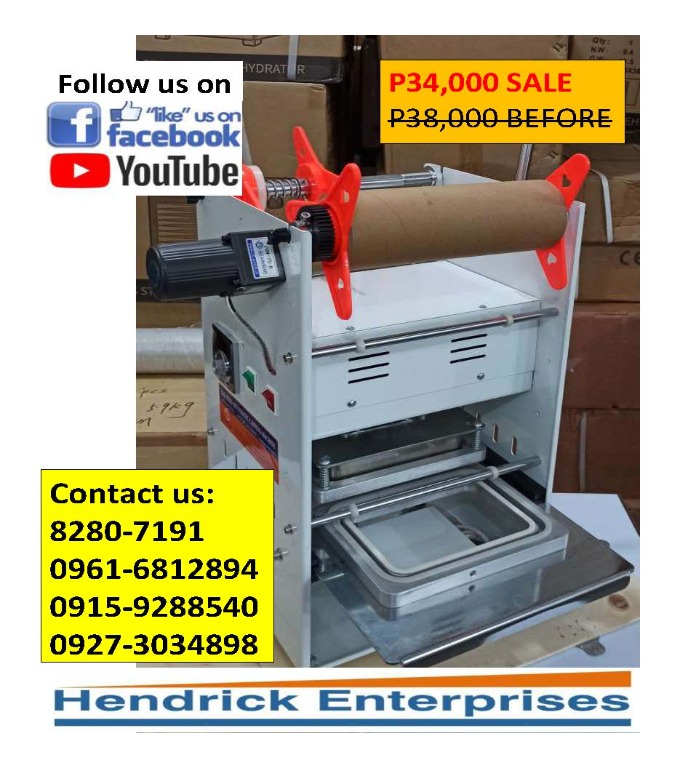 Tray Sealer / Bento Box Tray Sealer (NEW), Commercial & Industrial