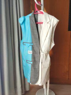 Two tone unique blazer