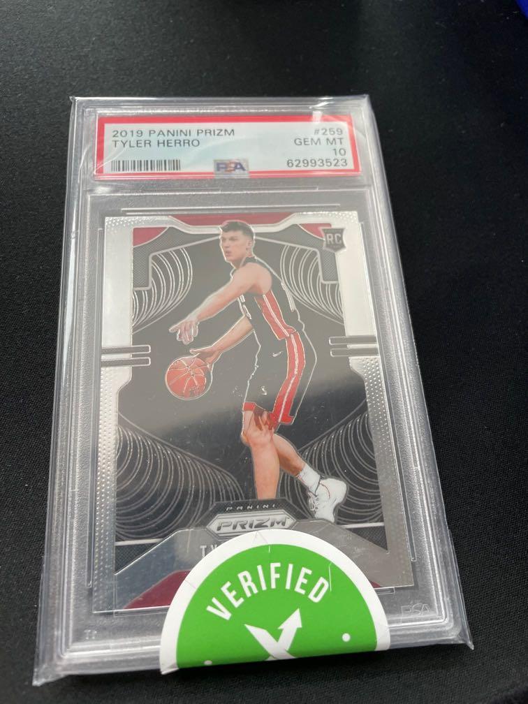 Tyler Herro Panini Prizm PSA 10 Rookie Card RC, 興趣及遊戲, 收藏品