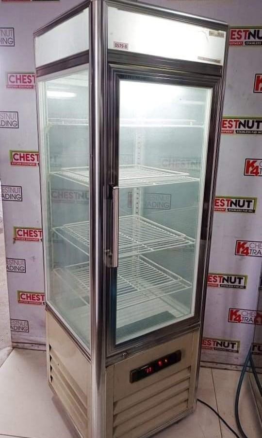 Upright Chiller Display Showcase 4-Layer (Category: Refrigerators and Freezers) located in Makati City. Submitted by budgetappliance (Listing ID 1140941687, Image 3). Description: Upright Chiller Display Showcase 4-Layer Merit Stainless Steel Dimension: 55 x 55 x 170 cm Model: SCLG4-238F NUmber: A9532B0238C001 Volume: 240L Voltage: 220V Frequency: 60Hz Rated Electric Current: 2.2A Machine Power: 390W Good condition With 30days warranty For inquir