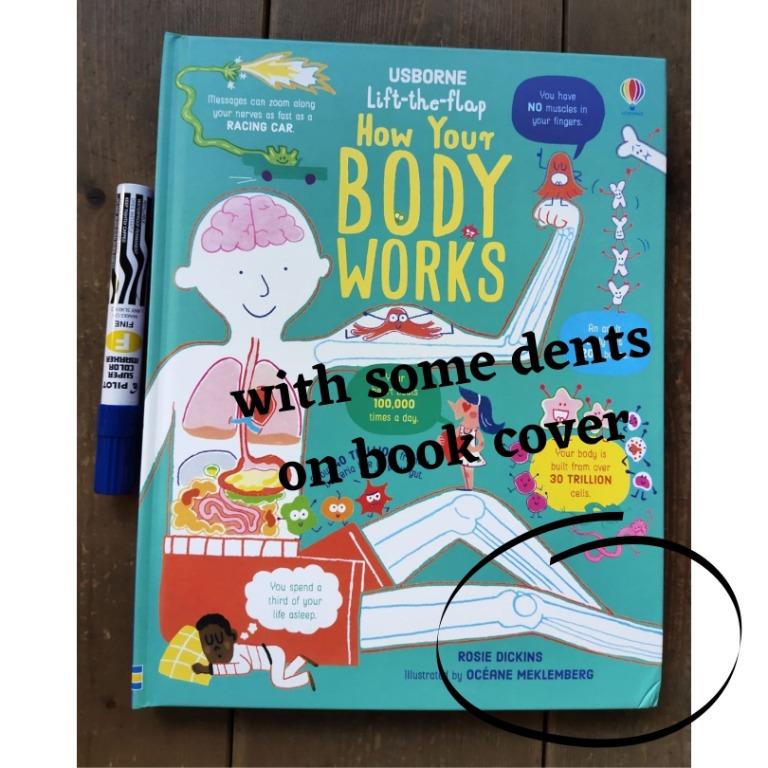 USBORNE How Body Works (brand new board book) WITH DENTS on book cover, Hobbies & Toys, Books