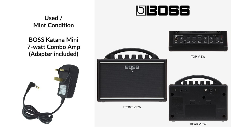 Boss katana store mini adaptor