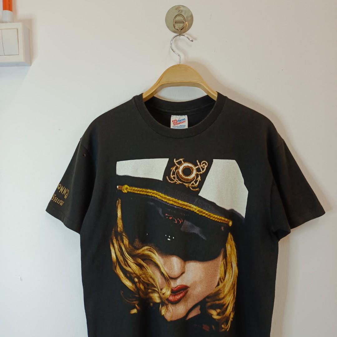 VINTAGE 90S MADONNA THE GIRLIE SHOW T SHIRT, Men's Fashion, Tops