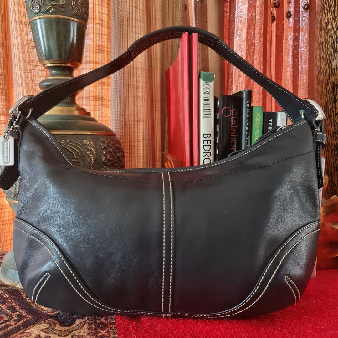 Original Vintage Coach Hobo Small Bag, Luxury, Bags & Wallets on Carousell