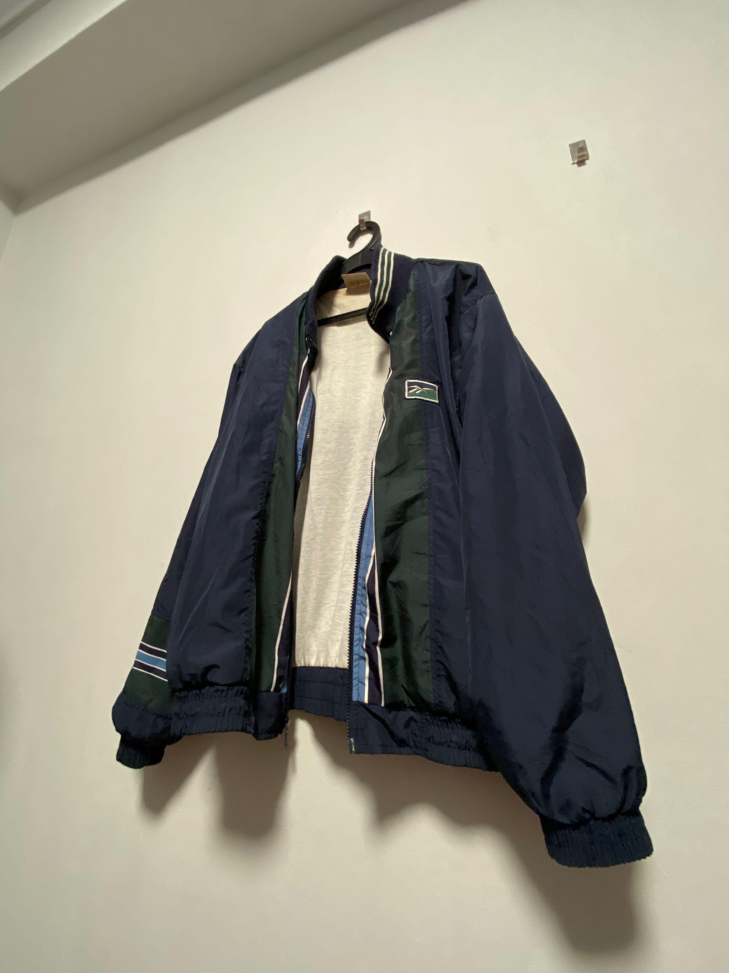 Vintage Reebok Windbreaker, Men's Fashion, Coats, Jackets and Outerwear