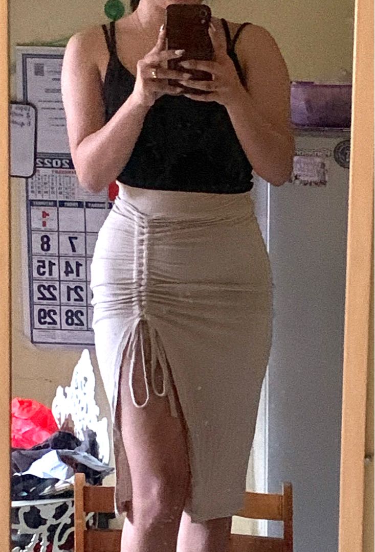Zara ruched skirt new arrivals