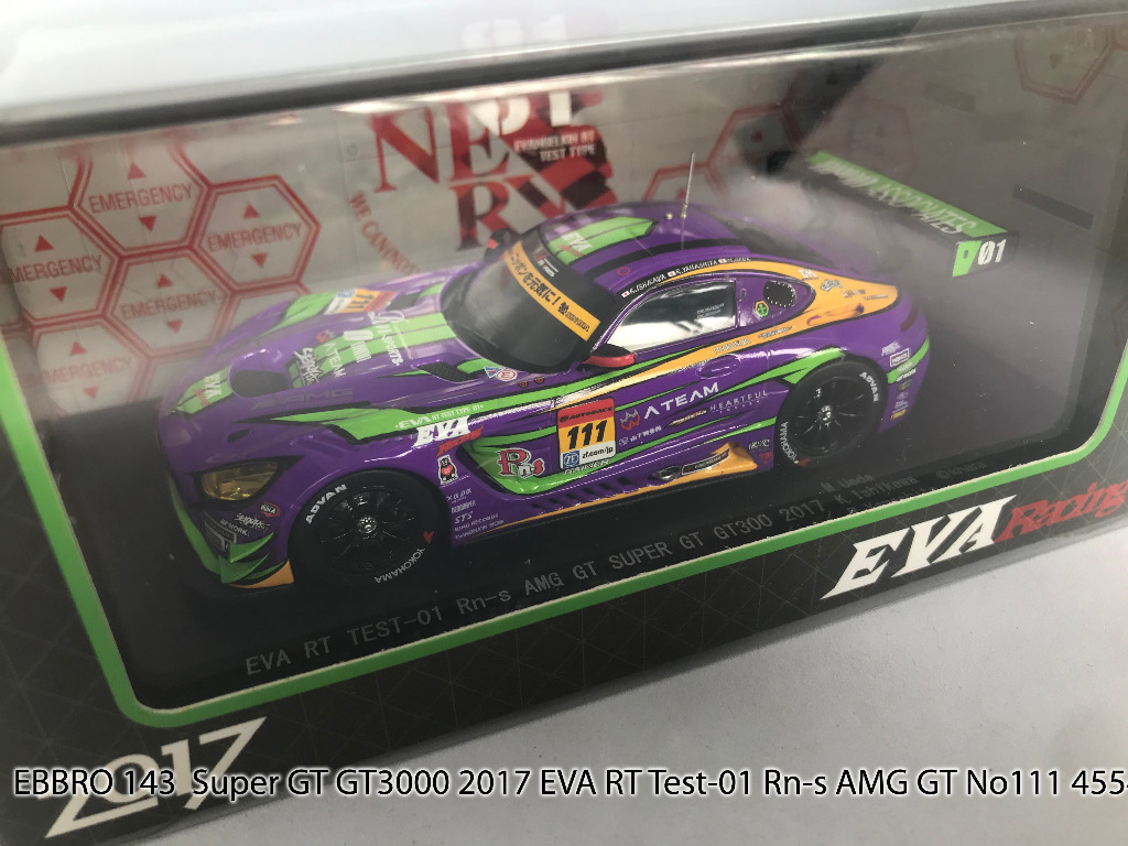 ミニカー EBBRO SUPER GT 2017 EVA RT AMG GT300 EBBRO SUPER GT 2017 EVA RT AMG GT 300
