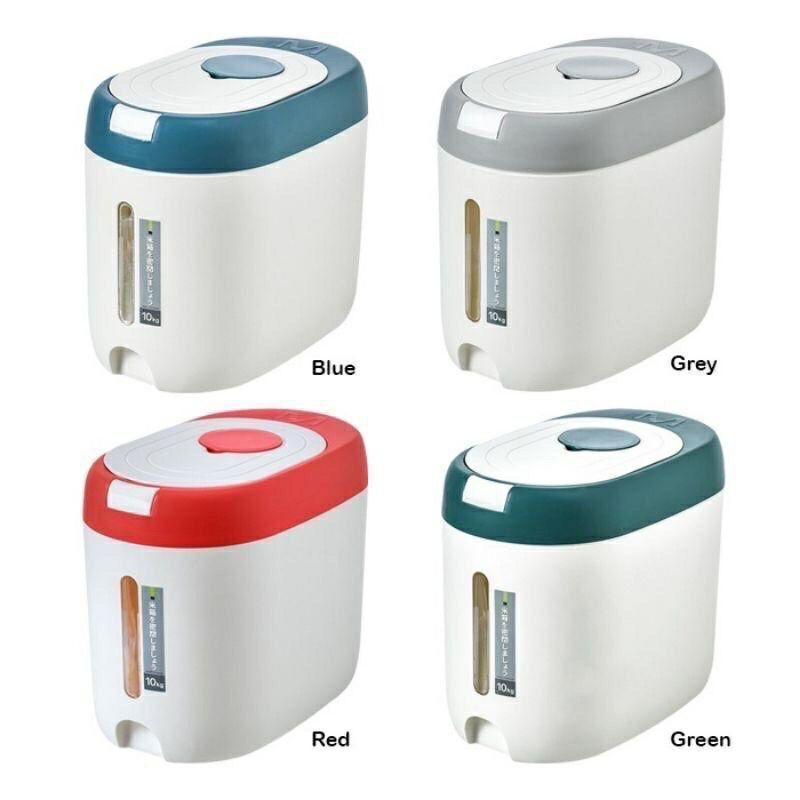 💐10kg Rice Dispenser rice storage bucket MoistureProof Food Keepers