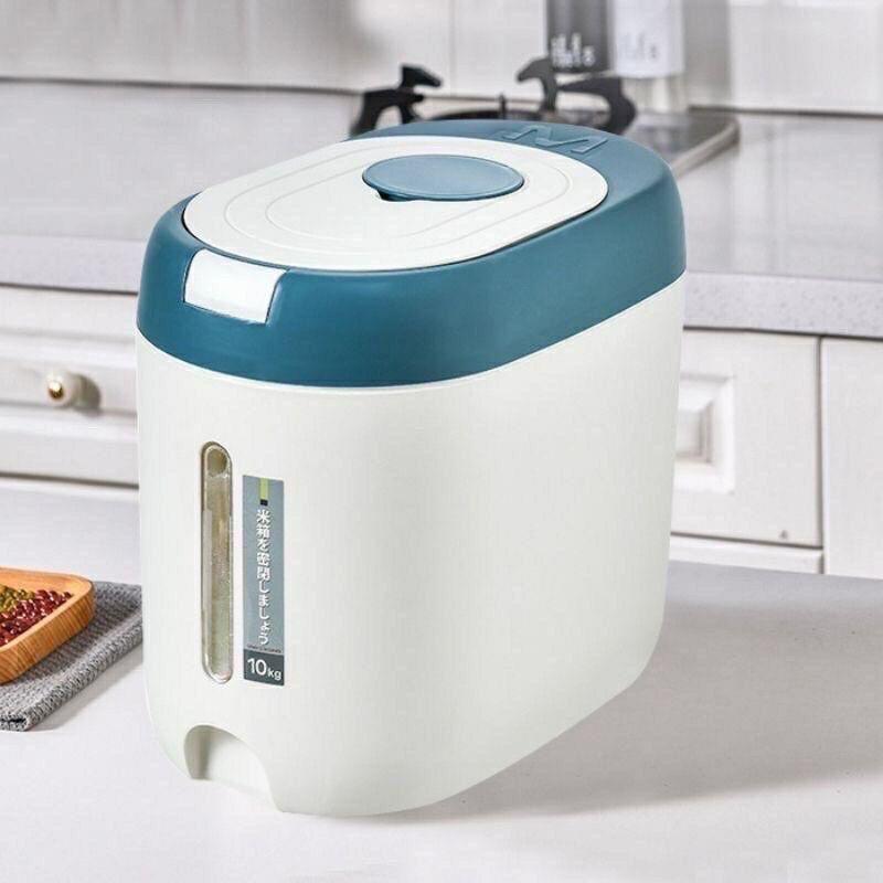 💐10kg Rice Dispenser rice storage bucket MoistureProof Food Keepers