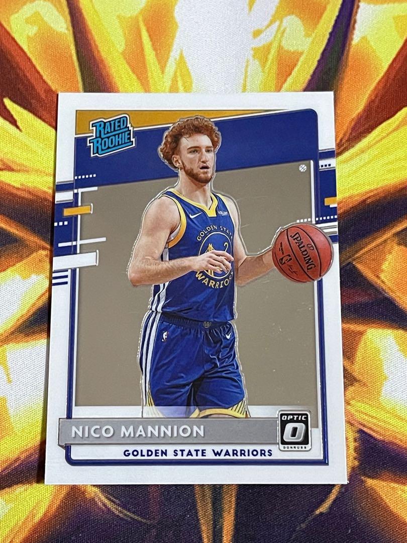 2020-21 Nico Mannion Rookie Card Lot of 3 Golden State Warriors