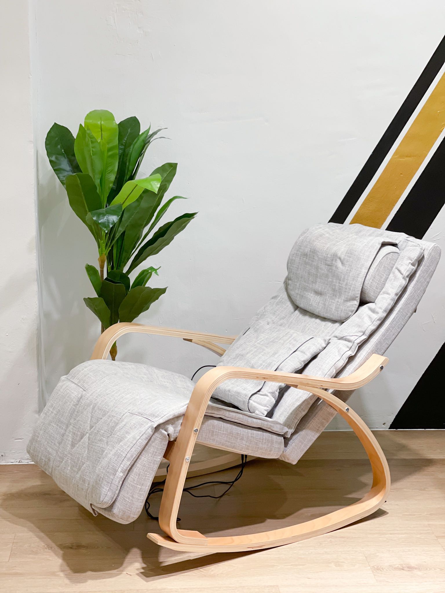 Rocking chair on sale with massager