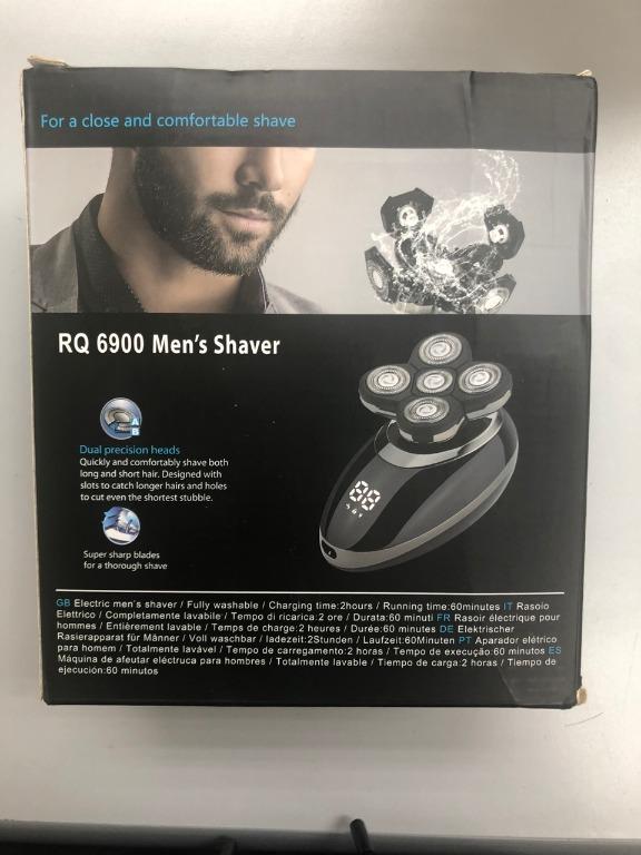 Skull Shaver Pitbull Gold PRO Head Shaver for Men,Wet Dry Razor Hair Trimmer with US USB Adapter ＆ Charging Cable,4D Rechargeable Rotary Shaver wit - 5