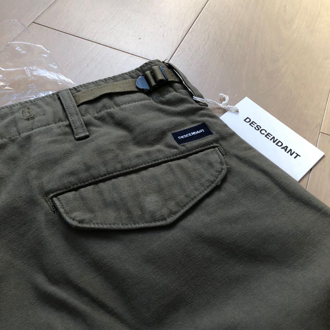 全新Descendant D-65M Satin Trousers Olive 1, 男裝, 褲＆半截裙, 長