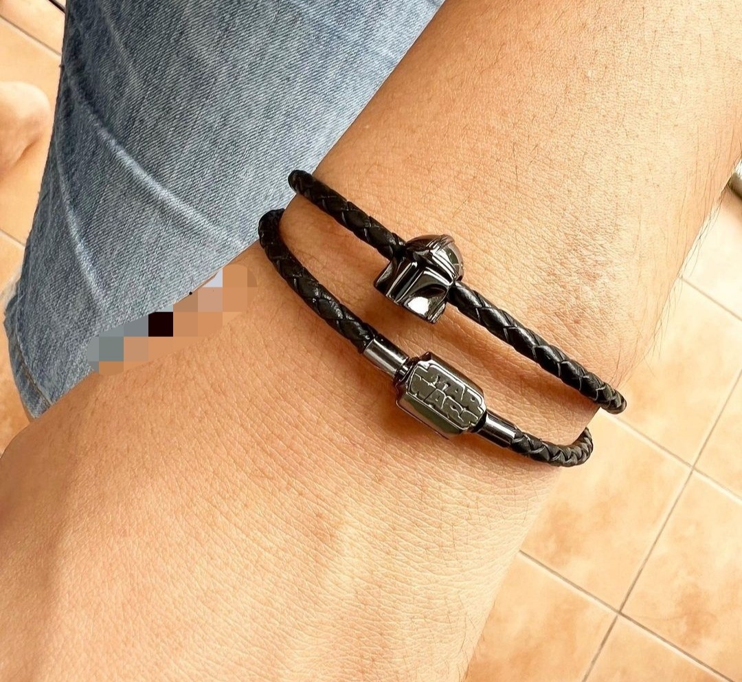 Fashion Womens 925 Sterling Silver Real Black Double Layer Leather Bracelet  Fit Pandora Charms Beads Jewelry Men Mens Bangle Bracelet From 12,37 € |  DHgate