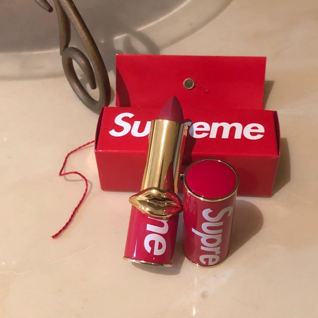 全新Supreme X Pat McGrath Labs 聯名Lipstick Red 口紅, 美妝保養, 臉