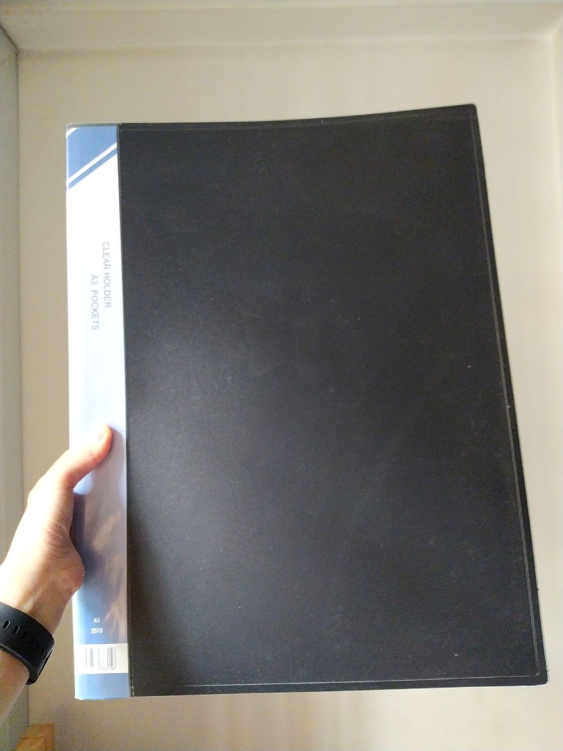 A3 clear folder file (20 piece), Hobbies & Toys, Stationery & Craft