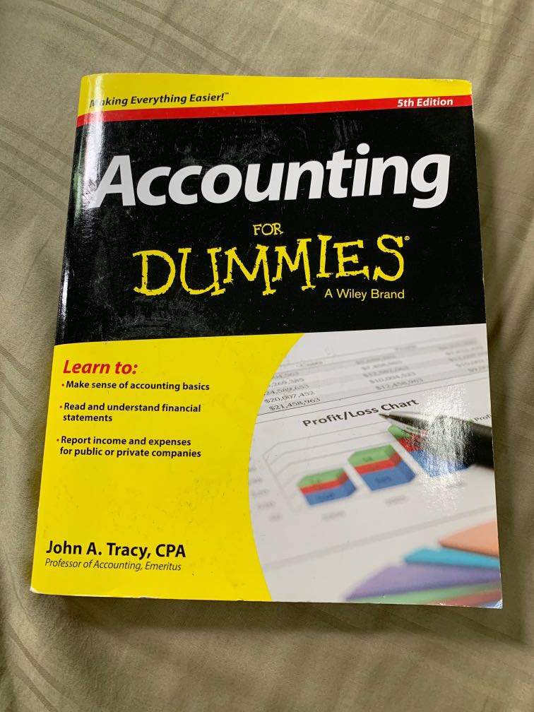 Accounting for Dummies, Hobbies & Toys, Books & Magazines, Textbooks on