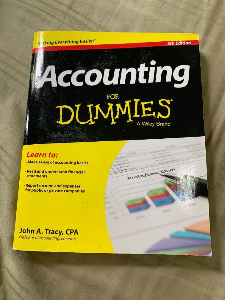 Accounting for Dummies, Hobbies & Toys, Books & Magazines, Textbooks on