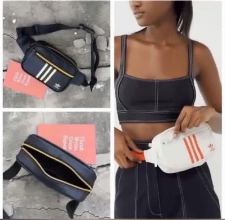 Adidas fanny pack leather discount