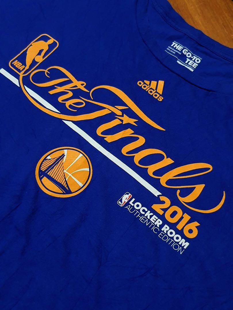 Adidas “Nba Gsw The Finals 2016” The Go Tee Locker Room Authentic Edition,  Men'S Fashion, Activewear On Carousell