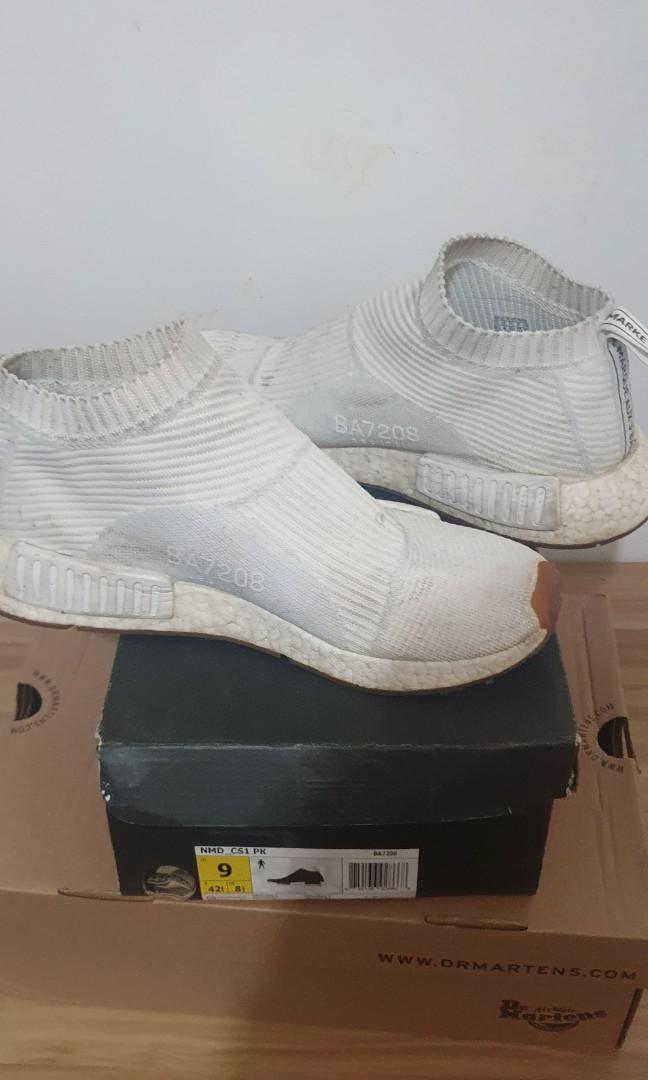 Nmd cs1 triple on sale white