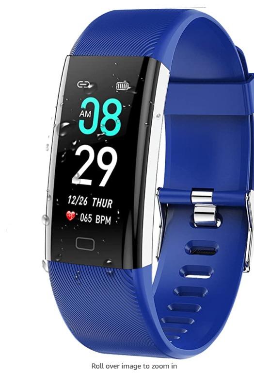 ANCwear Fitness Tracker Watch LH707 Activity Tracker Health Exercise Watch with Heart Rate Monitor Waterproof IP68 Smart Fitness Band with Sleep