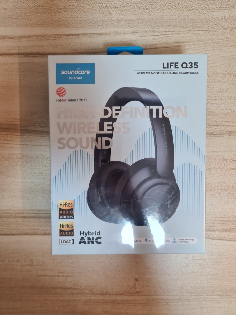 Anker Soundcore Q35 Navy blue set (LAST SET), Audio, Headphones  Headsets  on Carousell