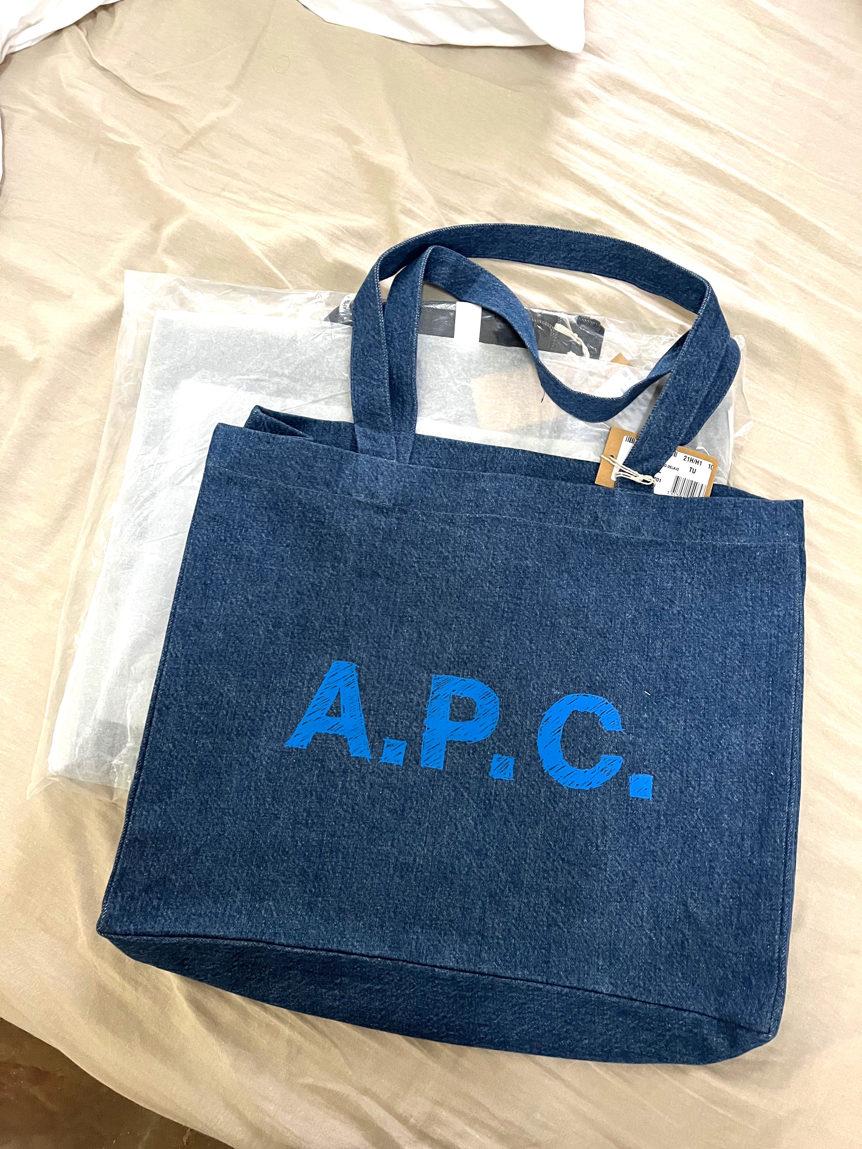APC Denim Tote Bag (Diane), Women's Fashion, Bags & Wallets, Tote 