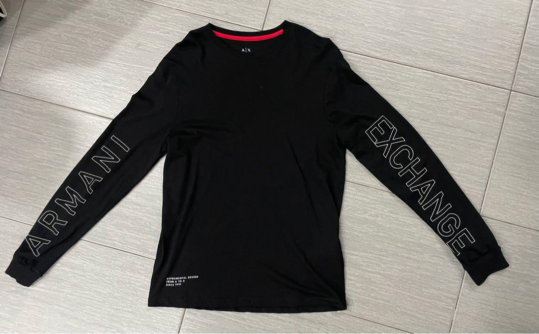Armani exchange long sleeve shirt, Men's Fashion, Tops & Sets, Tshirts &  Polo Shirts on Carousell