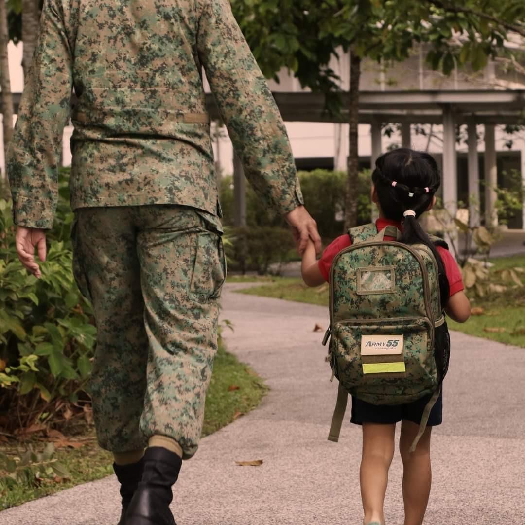 Boys army backpack store