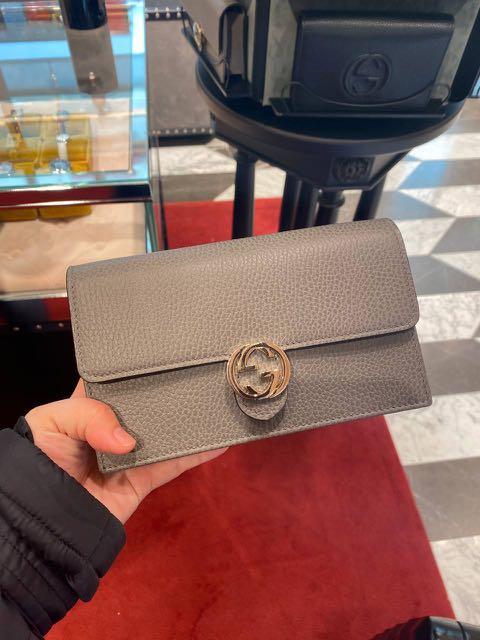 Authentic Gucci Interlocking Woc, Luxury, Bags & Wallets on Carousell
