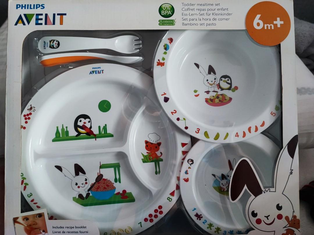 Avent plate and bowl set hotsell