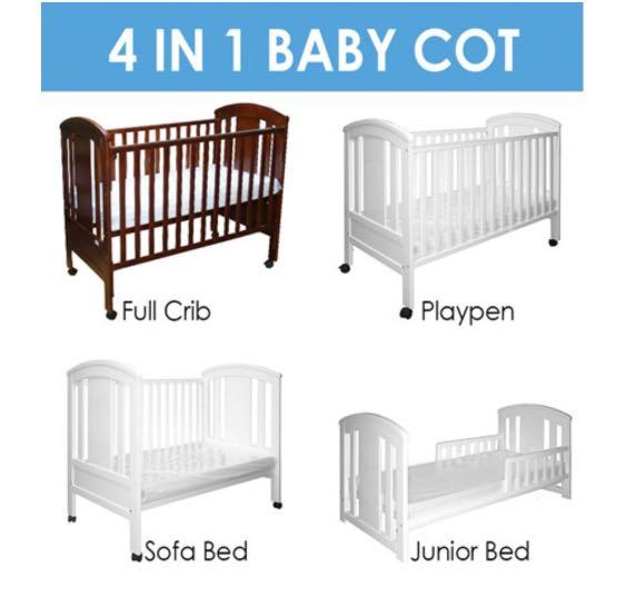 4 in one cot